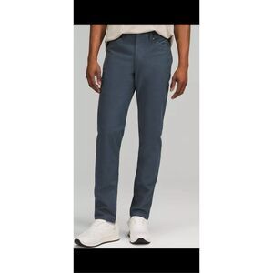 LULULEMON ABC Pocket Pant Utilitech, iron blue $128 Sz 32 C51